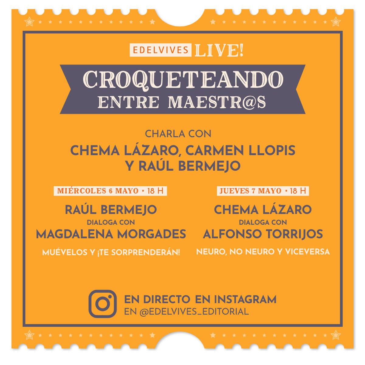 edelvives live. Croqueteando entre maestros